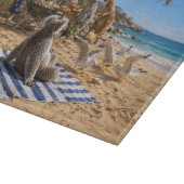 Kangaroo-Strand-Barbecue Schneidebrett (Ecke)