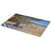 Kangaroo-Strand-Barbecue Schneidebrett (Ecke)