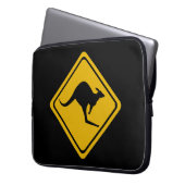 Kangaroo-Straße Laptopschutzhülle (Vorderseite Links)