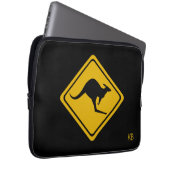 Kangaroo-Straße Laptopschutzhülle (Vorne Rechts)