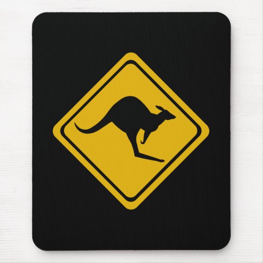 Kangaroo-Straße Mousepad (Vorne)