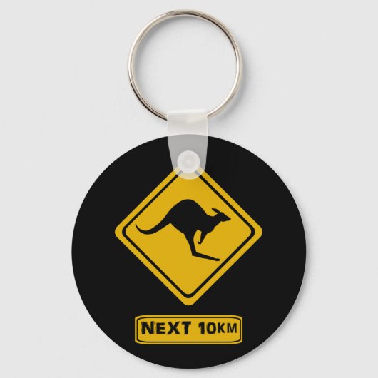 Kangaroo-Straße Schlüsselanhänger (Vorderseite)