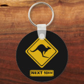 Kangaroo-Straße Schlüsselanhänger (Vorderseite)