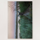 Kangaroo Sunset am Lake Australia, 1014 Stück Puzzle (Vertikal)