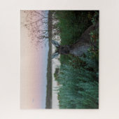Kangaroo Sunset am Lake Australia, 520 Stück Puzzle (Vertikal)