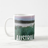 Kangaroo Sunset am Lake Australia Foto Kaffeetasse (Links)