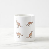 Kangaroo � Süße Tier Art Kaffeetasse (Mittel)
