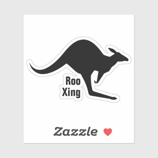 Kangaroo-Symbol Aufkleber (Blatt)