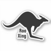 Kangaroo-Symbol Aufkleber (Vorderseite)