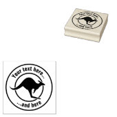 Kangaroo-Symbol Gummistempel (Stempel)