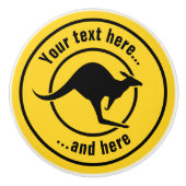 Kangaroo-Symbol Keramikknauf (Vorderseite)