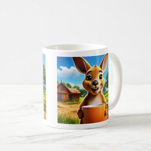 Kangaroo-Tasse Kaffeetasse (VorderseiteRechts)