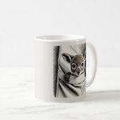 Kangaroo Tasse, Niedliches Baby Joey Design Kaffeetasse (VorderseiteRechts)