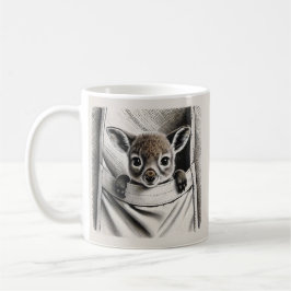 Kangaroo Tasse, Niedliches Baby Joey Design Kaffeetasse
