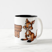 Kangaroo-Tasse Zweifarbige Tasse (VorderseiteRechts)