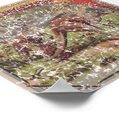 Kangaroo Tobacco 1900 erkrankt Poster (Ecke)