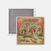 Kangaroo Tobacco 1900 Magnet (Vorderseite/Rückseite)