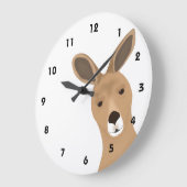 Kangaroo-Uhr Große Wanduhr (Winkel)