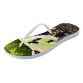 Kangaroo und ihre Joey, Flip Flops Badesandalen (Schrägansicht)