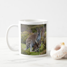 Kangaroo und Joey Kaffeetasse