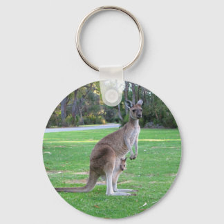 Kangaroo und Joey Schlüsselanhänger