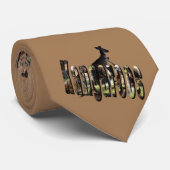 Kangaroo- und Kangaroos-Bildlogo, Krawatte (Gerollt)