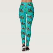 Kangaroo- und Kangaroos-Logo, Leggings (Rückseite)
