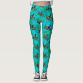 Kangaroo- und Kangaroos-Logo, Leggings (Vorderseite)
