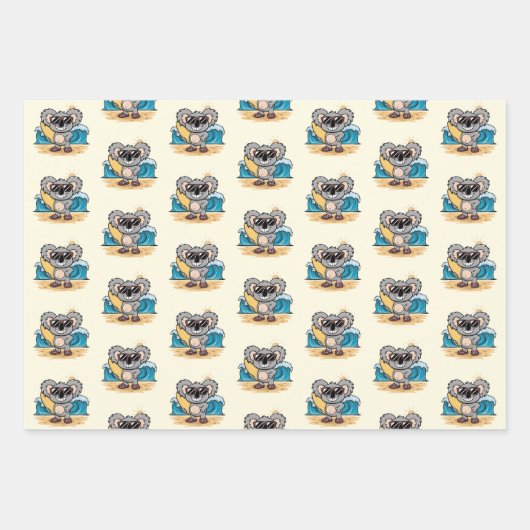 Kangaroo und Koala Geschenkpapier Set (Vorderseite 3)