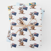 Kangaroo und Koala Geschenkpapier Set (Beispiel)