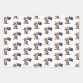 Kangaroo und Koala Geschenkpapier Set (Vorderseite)