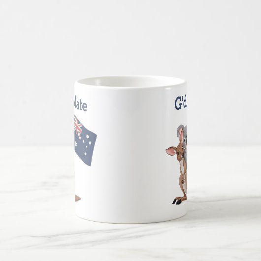 Kangaroo und Koala Kaffeetasse (Mittel)