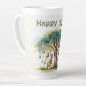 Kangaroo unter dem Gumbaum mit Ostereiern Milchtasse (Linke Ecke)