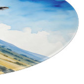 Kangaroo unter dem Hummer mit Weihnachtsbaumbaumho Schneidebrett (Ecke)