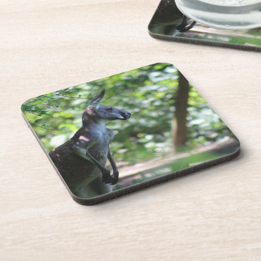 Kangaroo-Untersetzer Getränkeuntersetzer (Linke Seite)