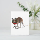 Kangaroo - Urlaubskarte Feiertagskarte (Stehend Vorderseite)