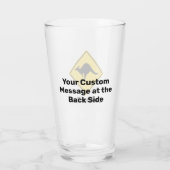Kangaroo-Warnzeichen Glas (Rückseite)