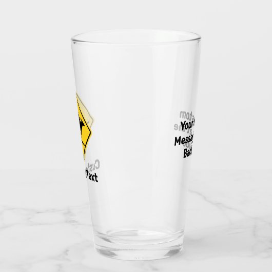 Kangaroo-Warnzeichen Glas (Links)