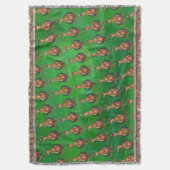 Kangaroo Weihnachten auf grün gestrichen Decke (Vorderseite Vertikal)