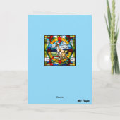 Kangaroo Weihnachten Karte (Rückseite)