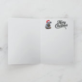 Kangaroo Weihnachten Karte (Innenseite)