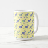 Kangaroo Wiederholung Kinder Kinder Junge Tasse (VorderseiteRechts)