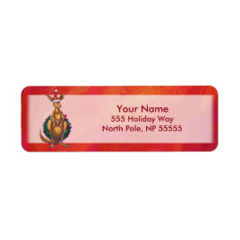 Kangaroo Xmas on Red