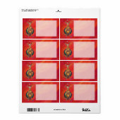 Kangaroo Xmas on Red (Vorne)