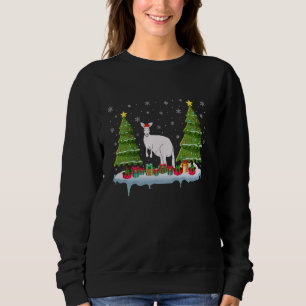 Kangaroo Xmas Tree Lighting Men Ugly Christm Sweatshirt