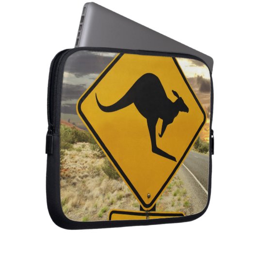 Kangaroo-Zeichen, Australien Laptopschutzhülle (Vorne Rechts)