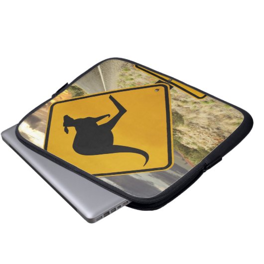 Kangaroo-Zeichen, Australien Laptopschutzhülle (Vorne Knopf)