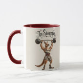Kangaroo-Zirkus-Strongman Tasse (Links)