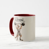 Kangaroo-Zirkus-Strongman Tasse (Vorderseite Links)