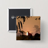 Kangaroos Button (Vorne & Hinten)